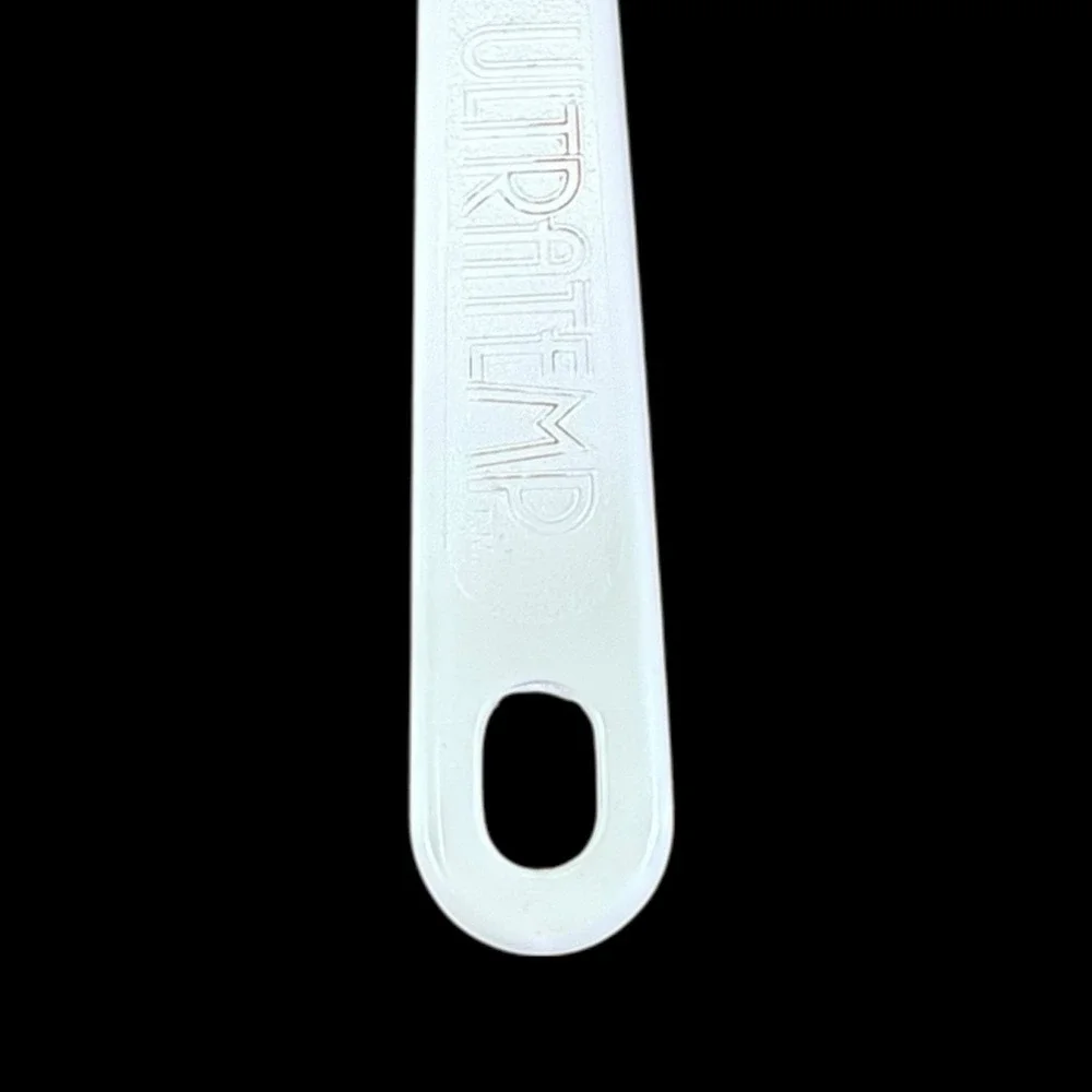 Vintage UltraTemp White‎ Solid Serving Cooking Spoon Plastic Robinson USA READ